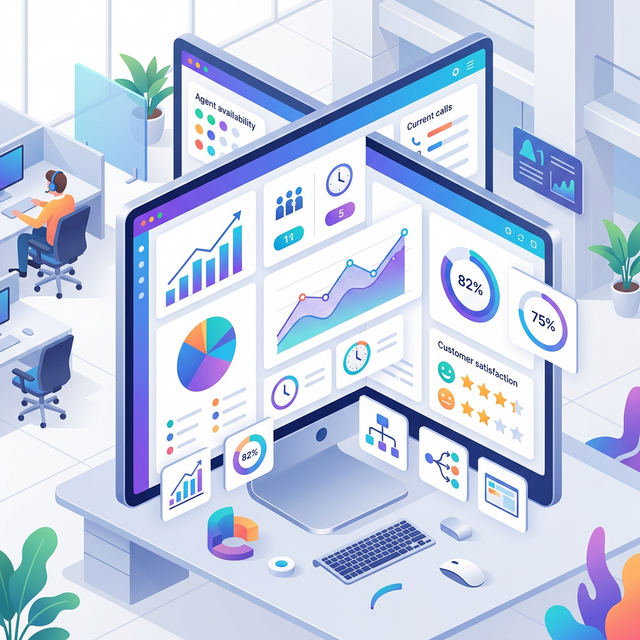 Çağrı merkezi yazılımı dashboard - gerçek zamanlı analitik ve raporlama